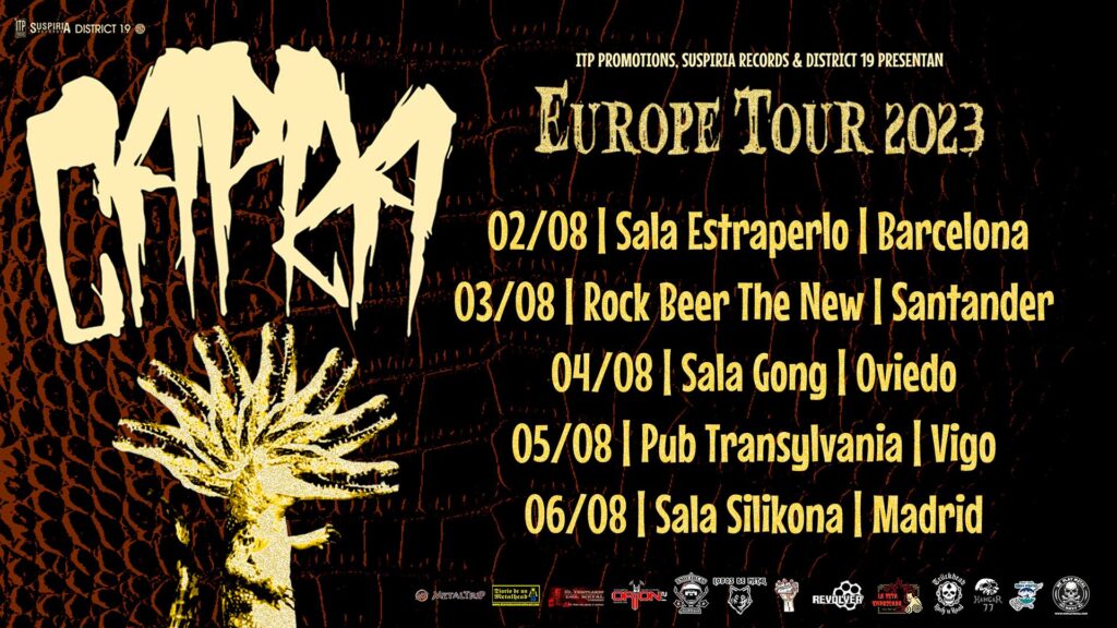 Capra Tour (Louisiana/Metal Blade) In August